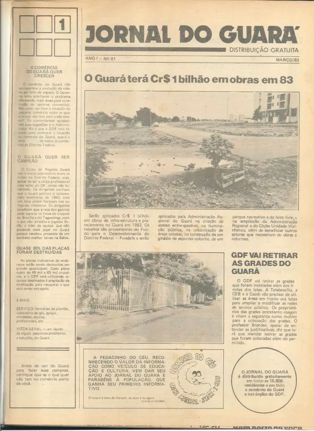 Capa da edição nº 1