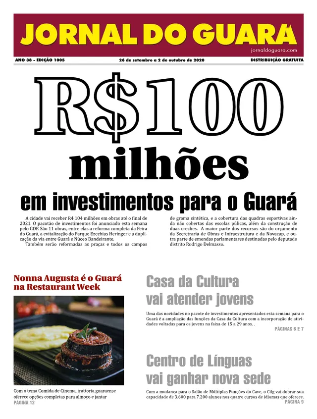 Capa da edição nº 1005