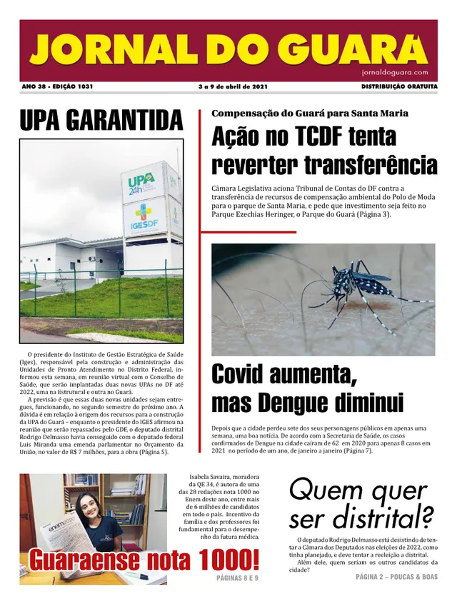 Capa da edição nº 1031