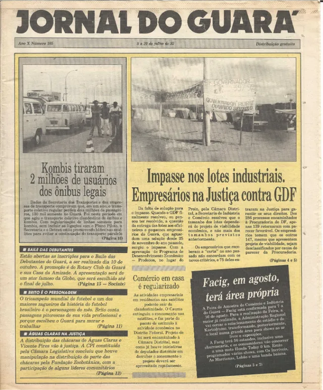 Capa da edição nº 105