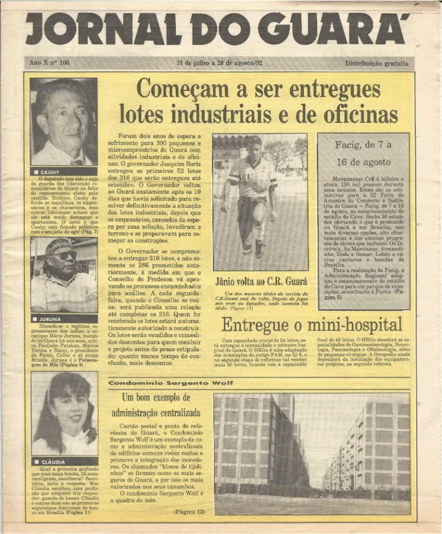 Capa da edição nº 106