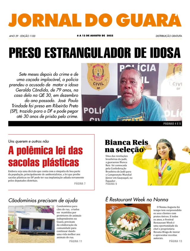 Capa da edição nº 1100