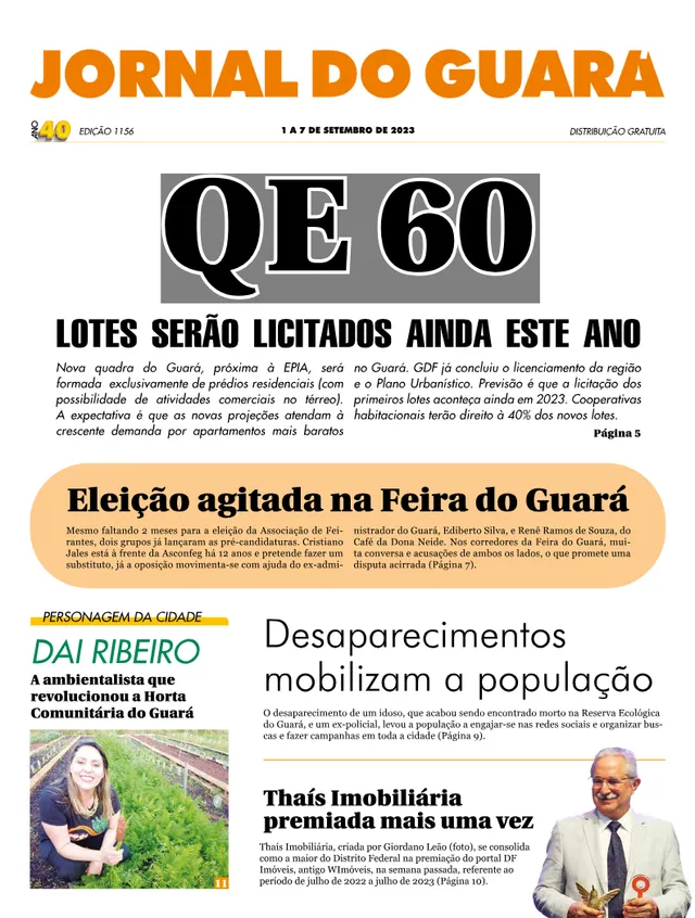 Capa da edição nº 1156