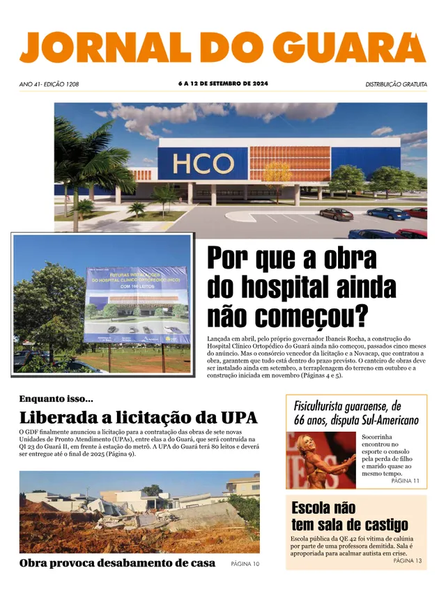 Capa da edição nº 1208
