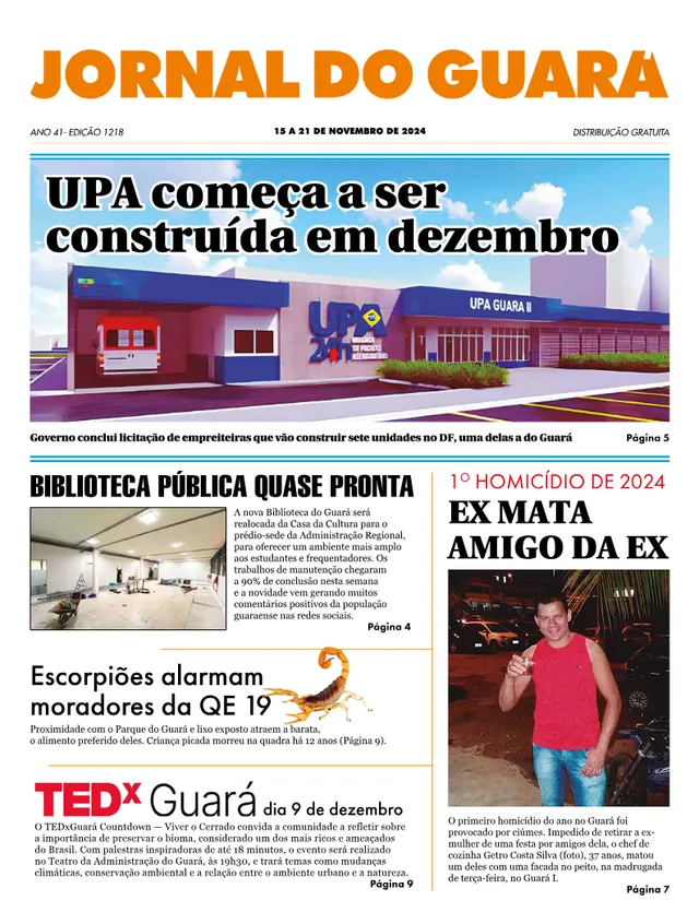 Capa da edição nº 1218