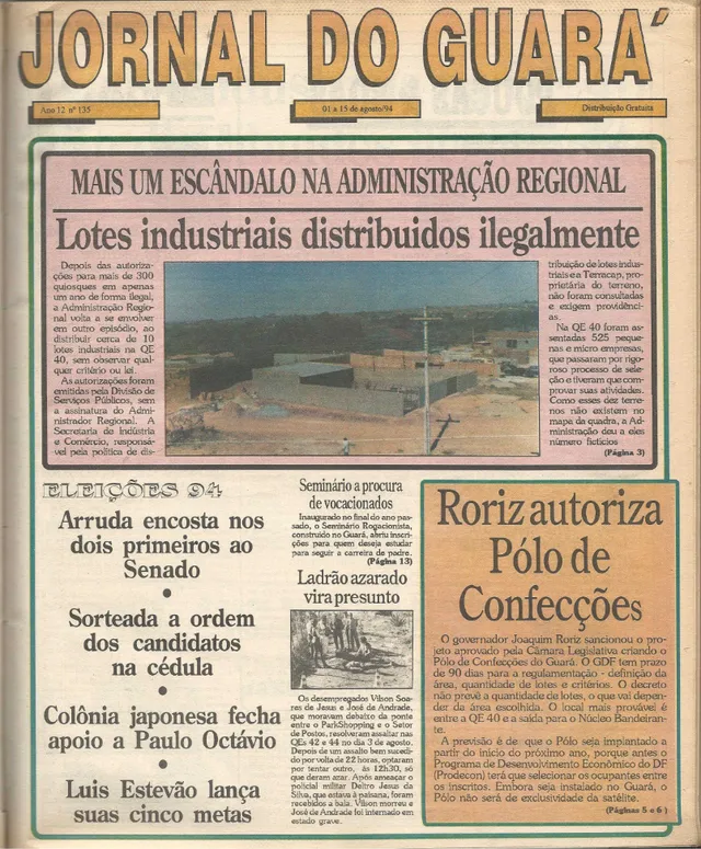 Capa da edição nº 135
