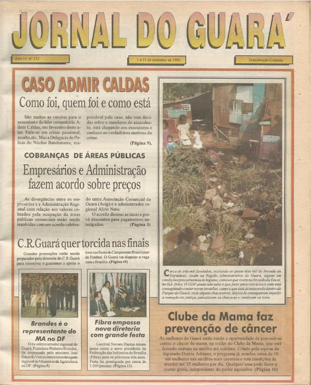 Capa da edição nº 152