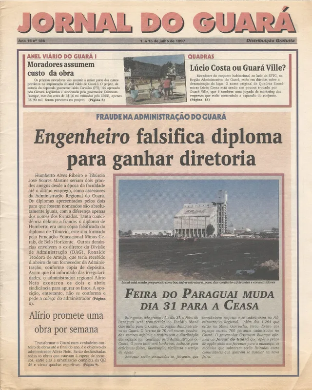 Capa da edição nº 186