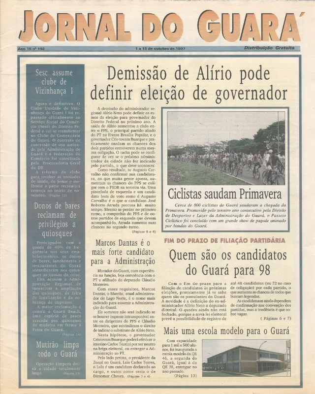 Capa da edição nº 192