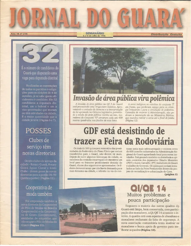 Capa da edição nº 215