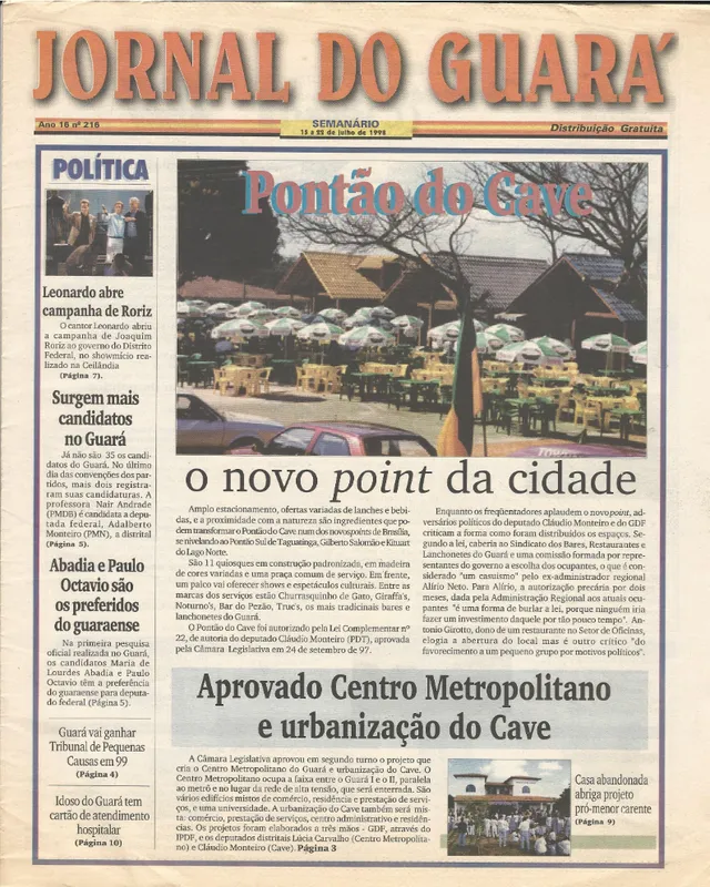 Capa da edição nº 216