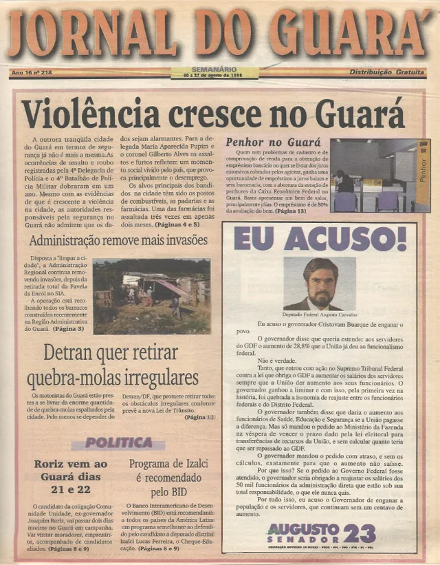 Capa da edição nº 218