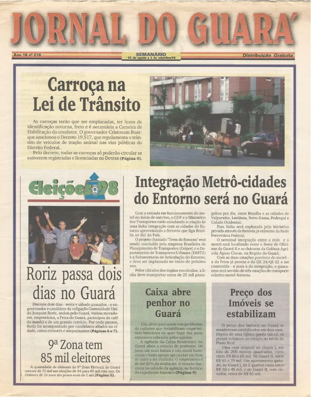 Capa da edição nº 219