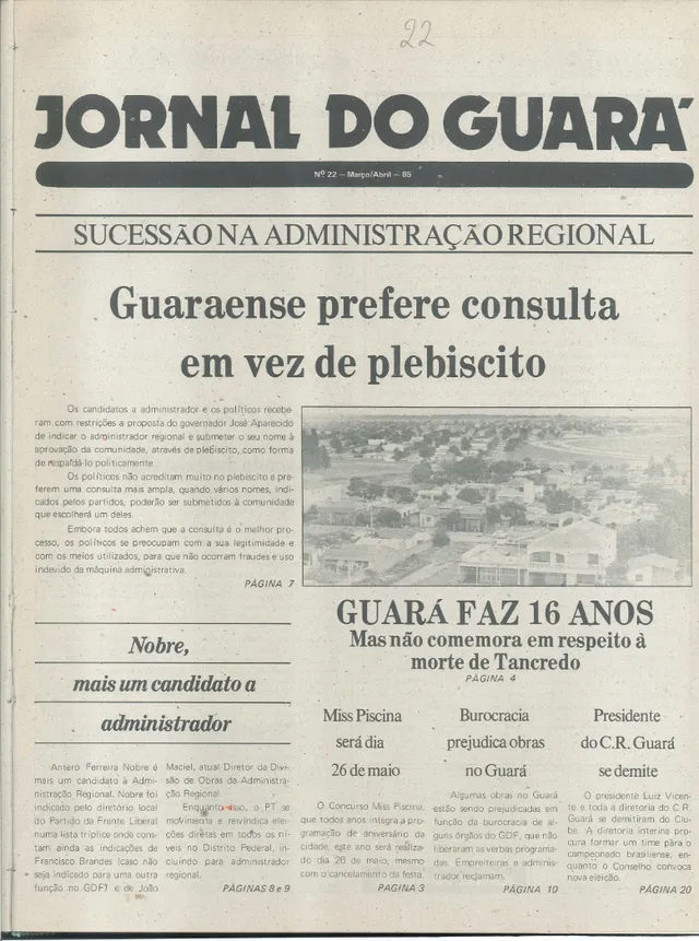 Capa da edição nº 22
