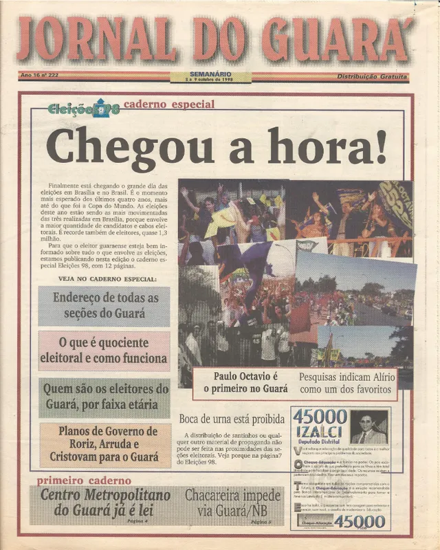 Capa da edição nº 222