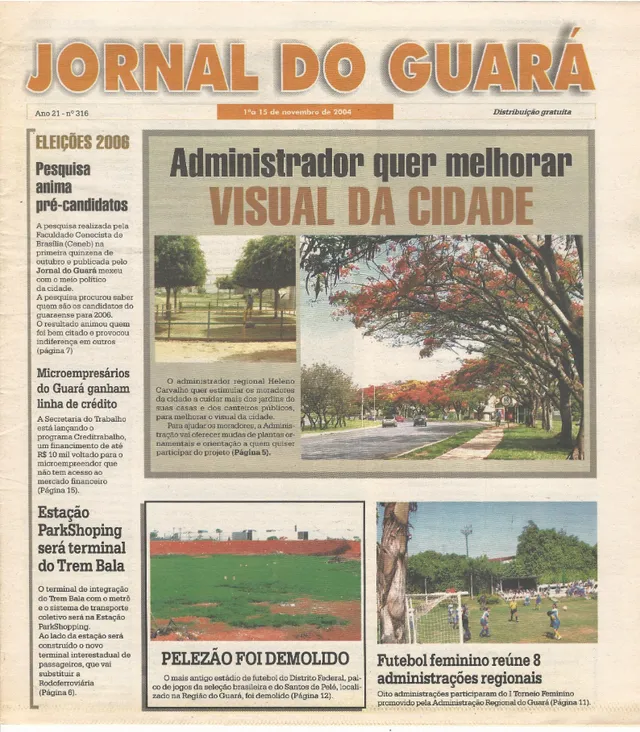 Capa da edição nº 316