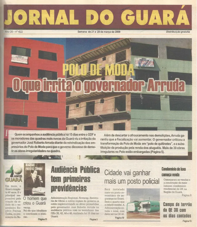 Capa da edição nº 422