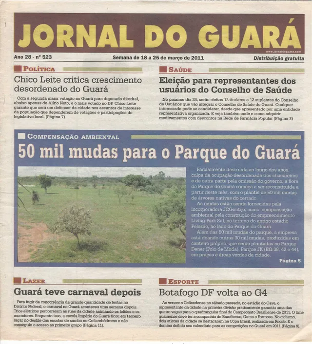 Capa da edição nº 523