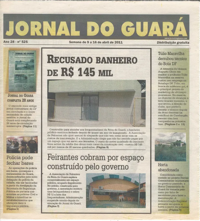 Capa da edição nº 525