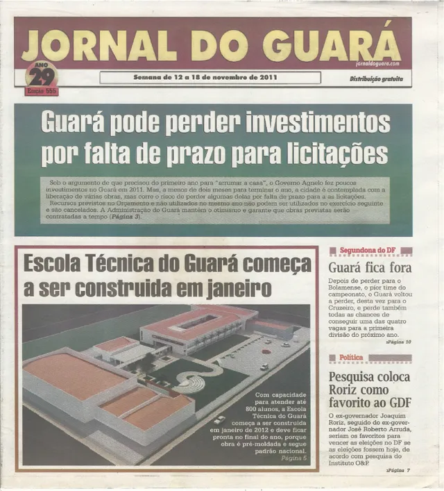 Capa da edição nº 555