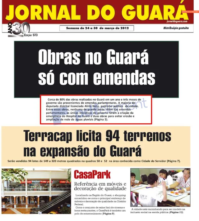 Capa da edição nº 573