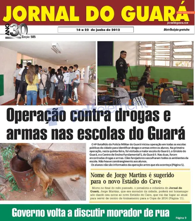 Capa da edição nº 585