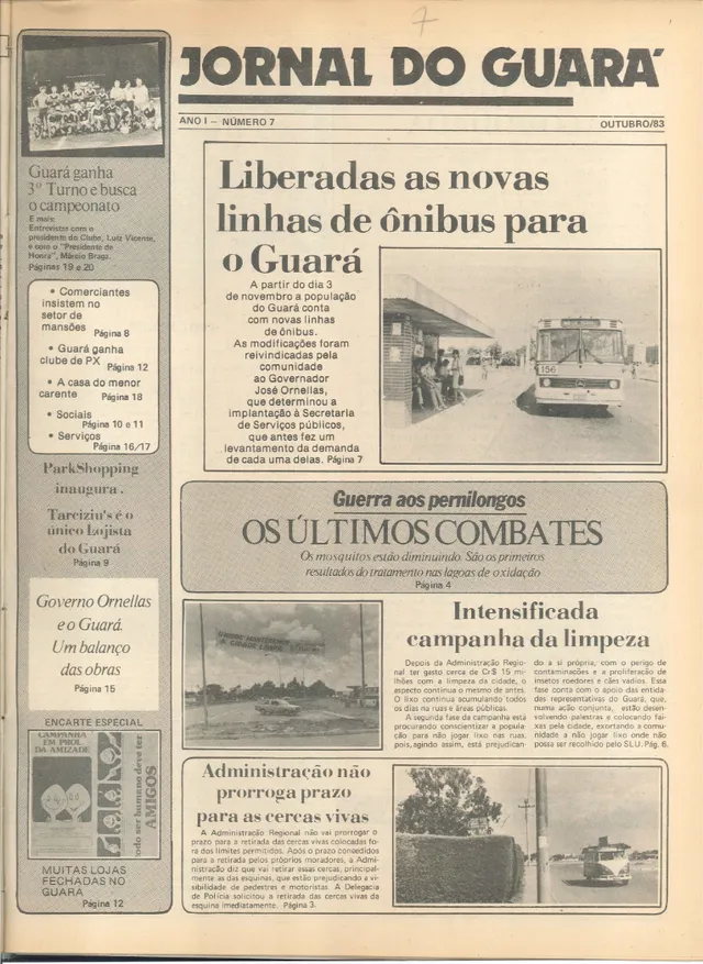 Capa da edição nº 7