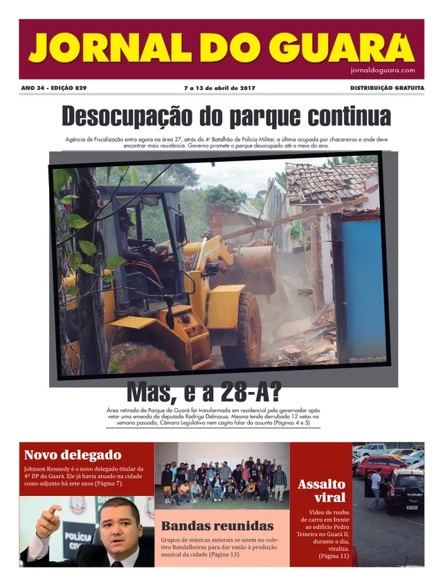 Capa da edição nº 829