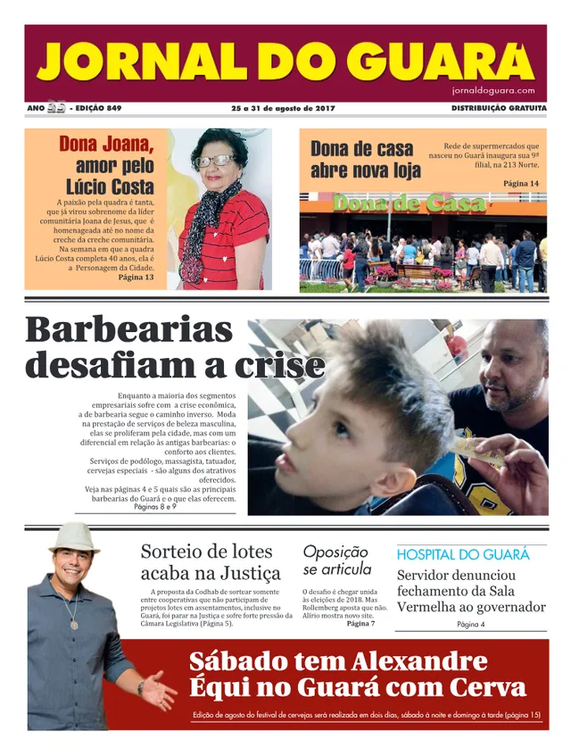 Capa da edição nº 849