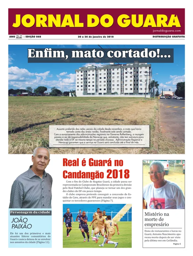 Capa da edição nº 868
