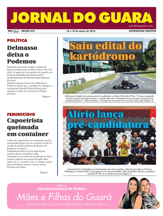 Capa da edição nº 875
