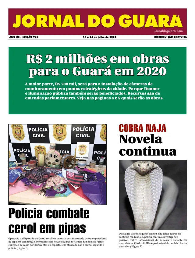 Capa da edição nº 995