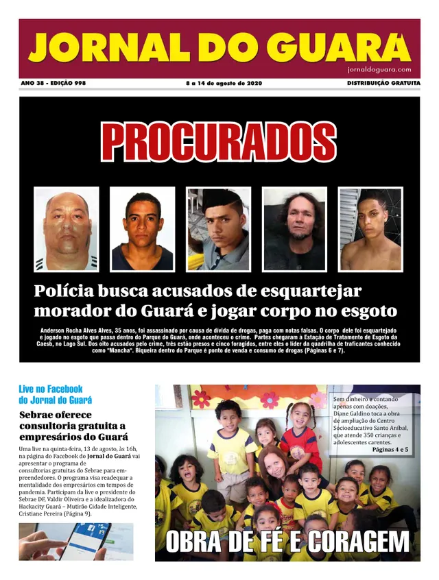 Capa da edição nº 998